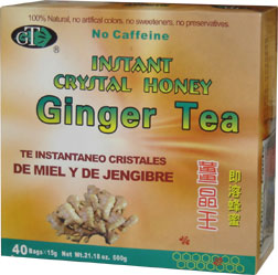 (image for) Instant Crystal Honey Ginger Tea, 40 bags