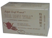 (image for) Dia Bet Tea for diabetes, 20 bags/box