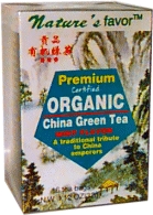 (image for) Nature's favor Mint Organic Green Tea, 16 bags