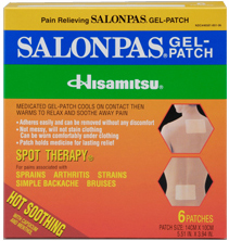 (image for) Salonpas Gel-patch, 6 pieces